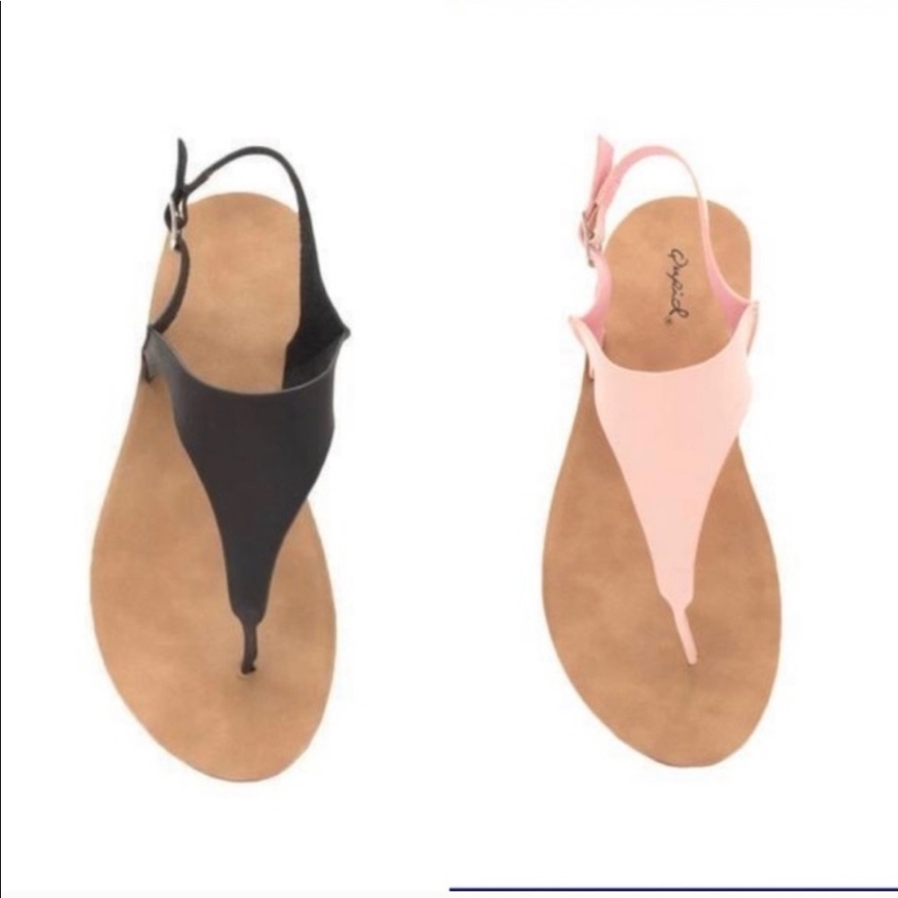 Thong flexible sandals